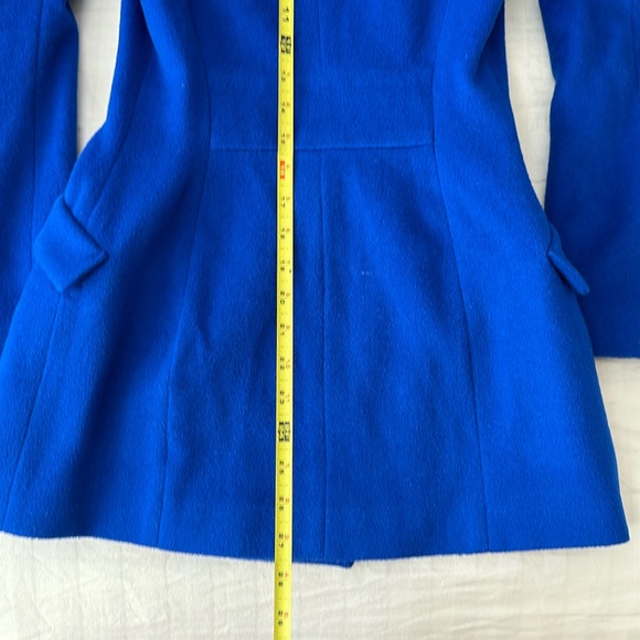 SLY wool coat size small double breasted high collar coat - Picture 5 of 8